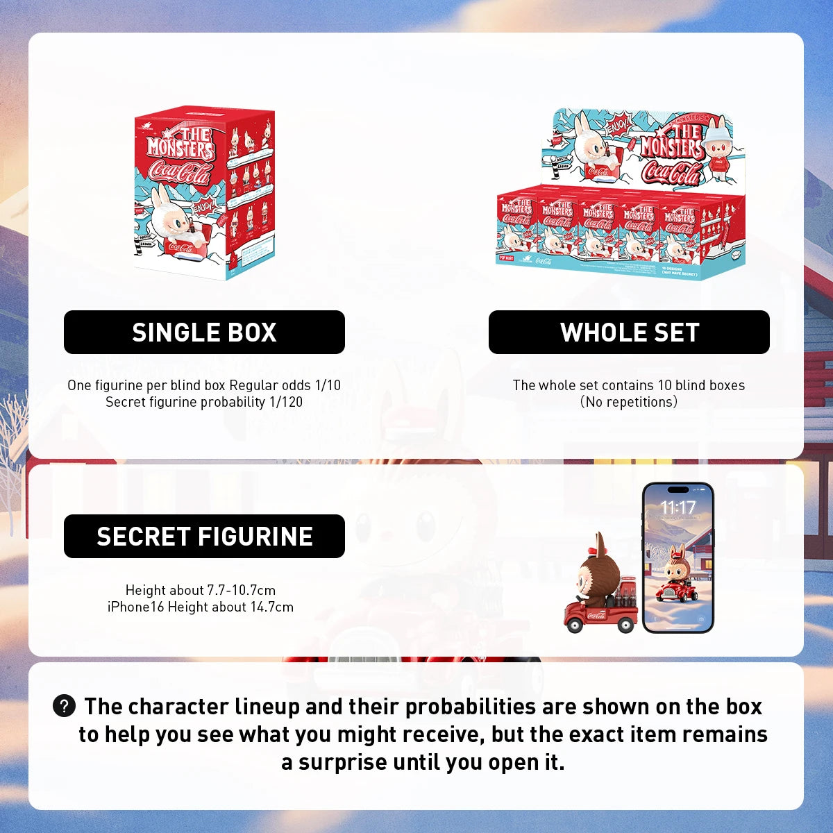Figurine – Labubu The Monsters Coca-Cola – Blind Box – vue 5 | BubuKawaii