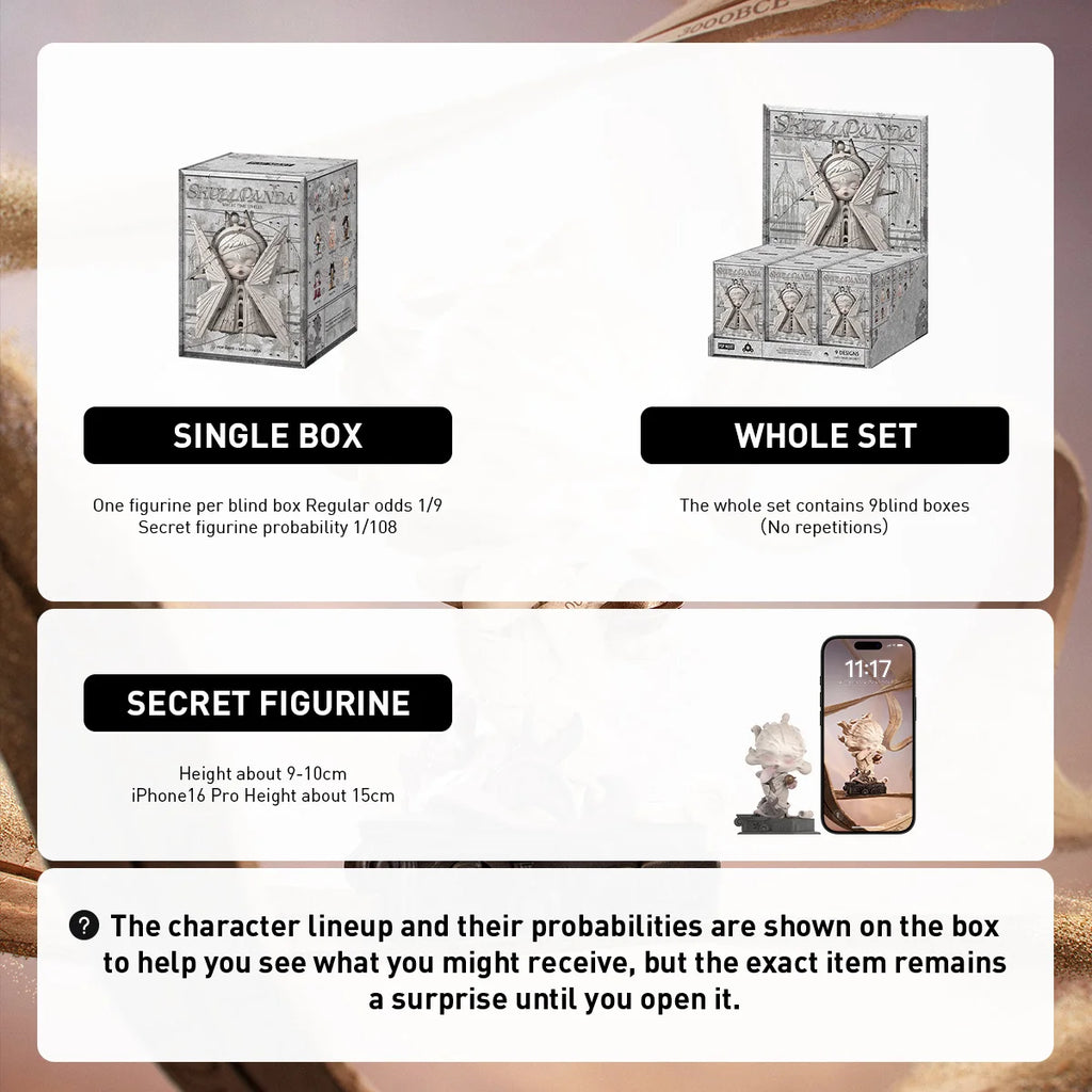 Figurine – Skullpanda Where Time Dwells – Blind Box – vue 5 | BubuKawaii