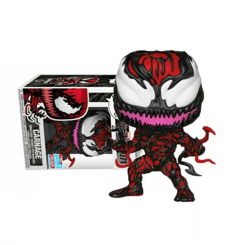 NEW Funko Pop Movie Venom CARNAGE #371 #678 CORRUPTED VENOM #517 #888 #889 Action… – pop 371 with box – vue 2 | BubuKawaii