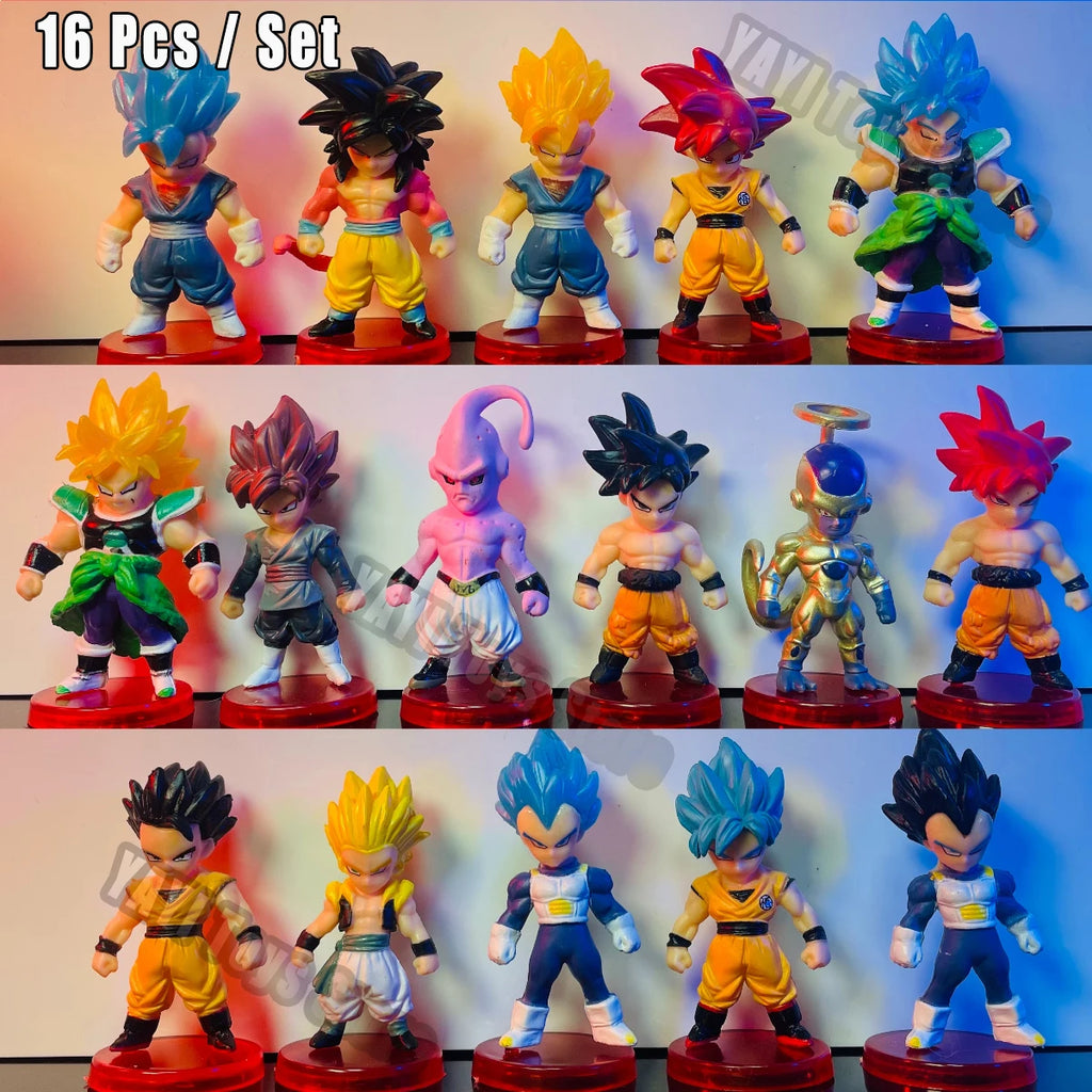 Figurines Goku, Vegeta & cie – Lot de 13 à 21 – vue 3 | BubuKawaii