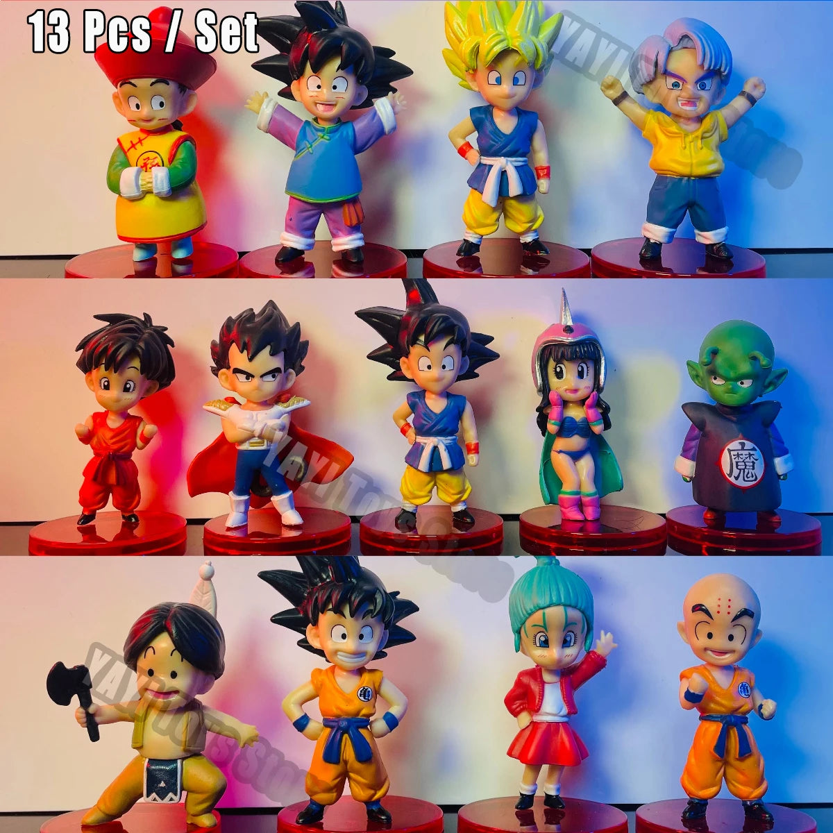 Figurines Goku, Vegeta & cie – Lot de 13 à 21 – vue 5 | BubuKawaii