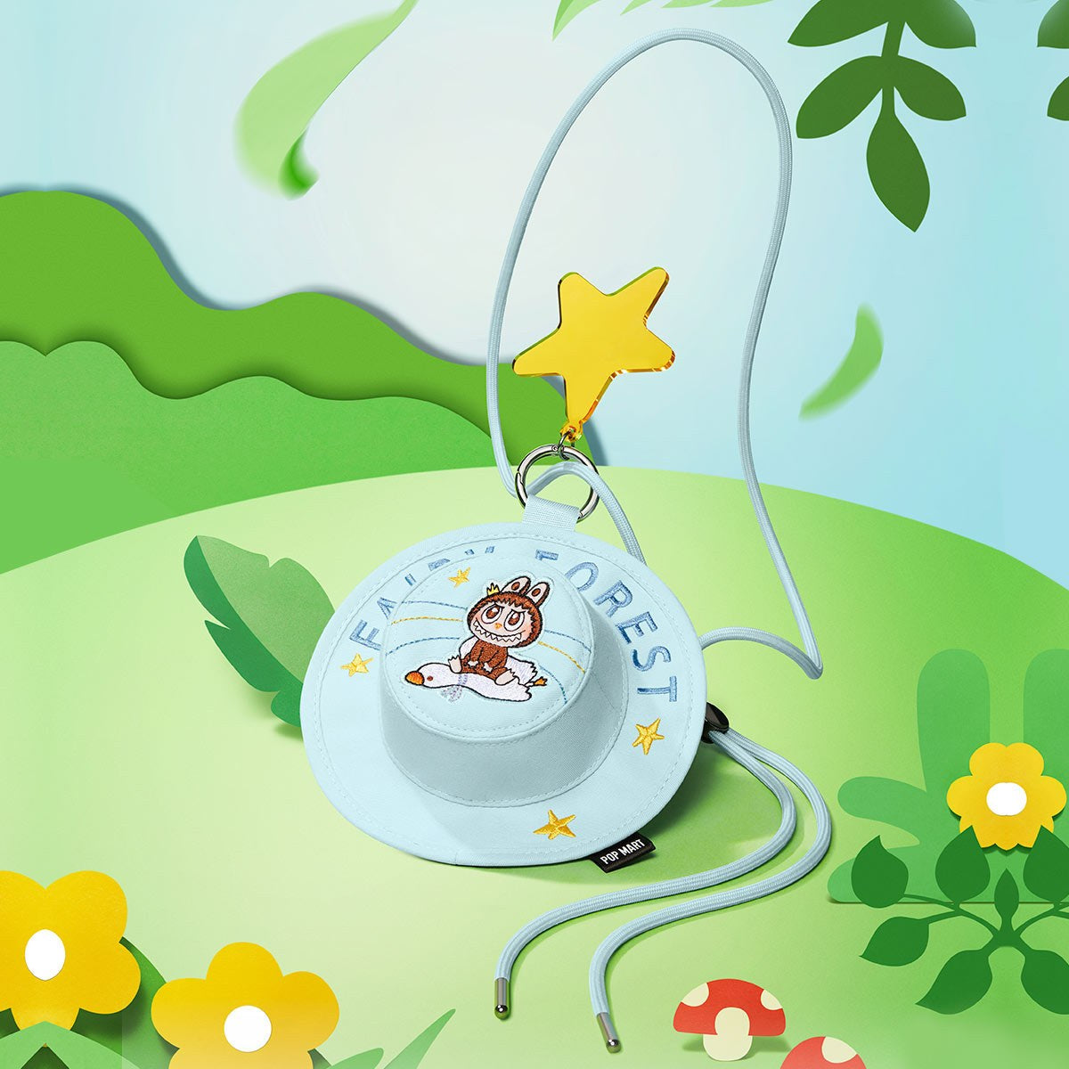 Mini sac bob Labubu Forest Fairy Tale – vue 3