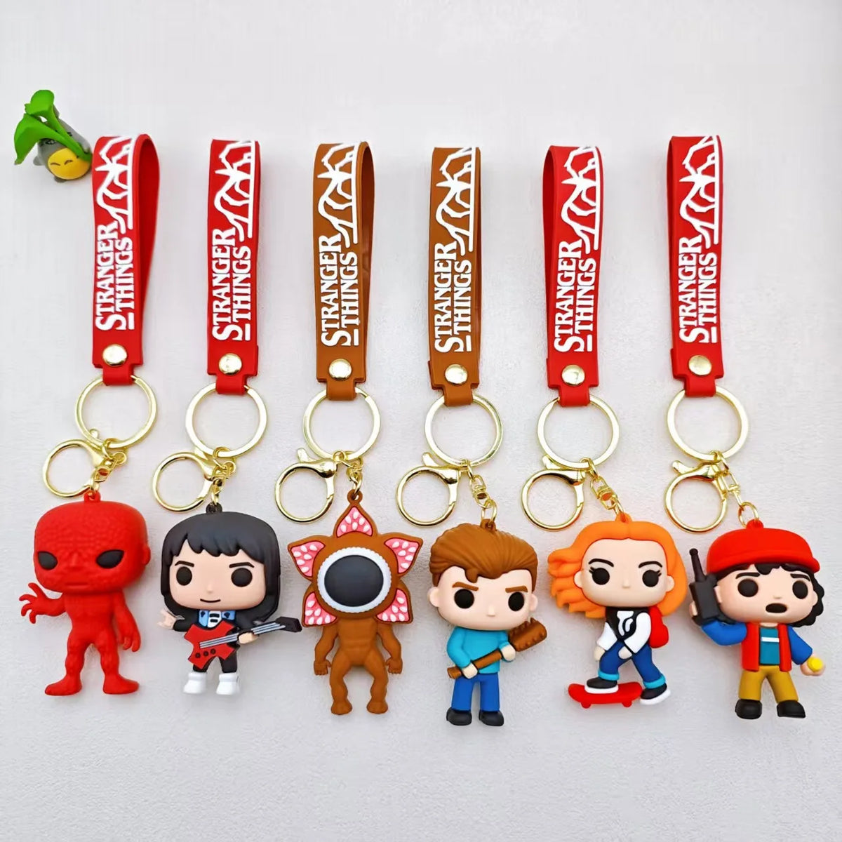 Funko Pop Pocket Pop Keychain Stranger Things Eleven Robin Barb Steve Dustin Key Ring Chain Model Toy Adults… | BubuKawaii