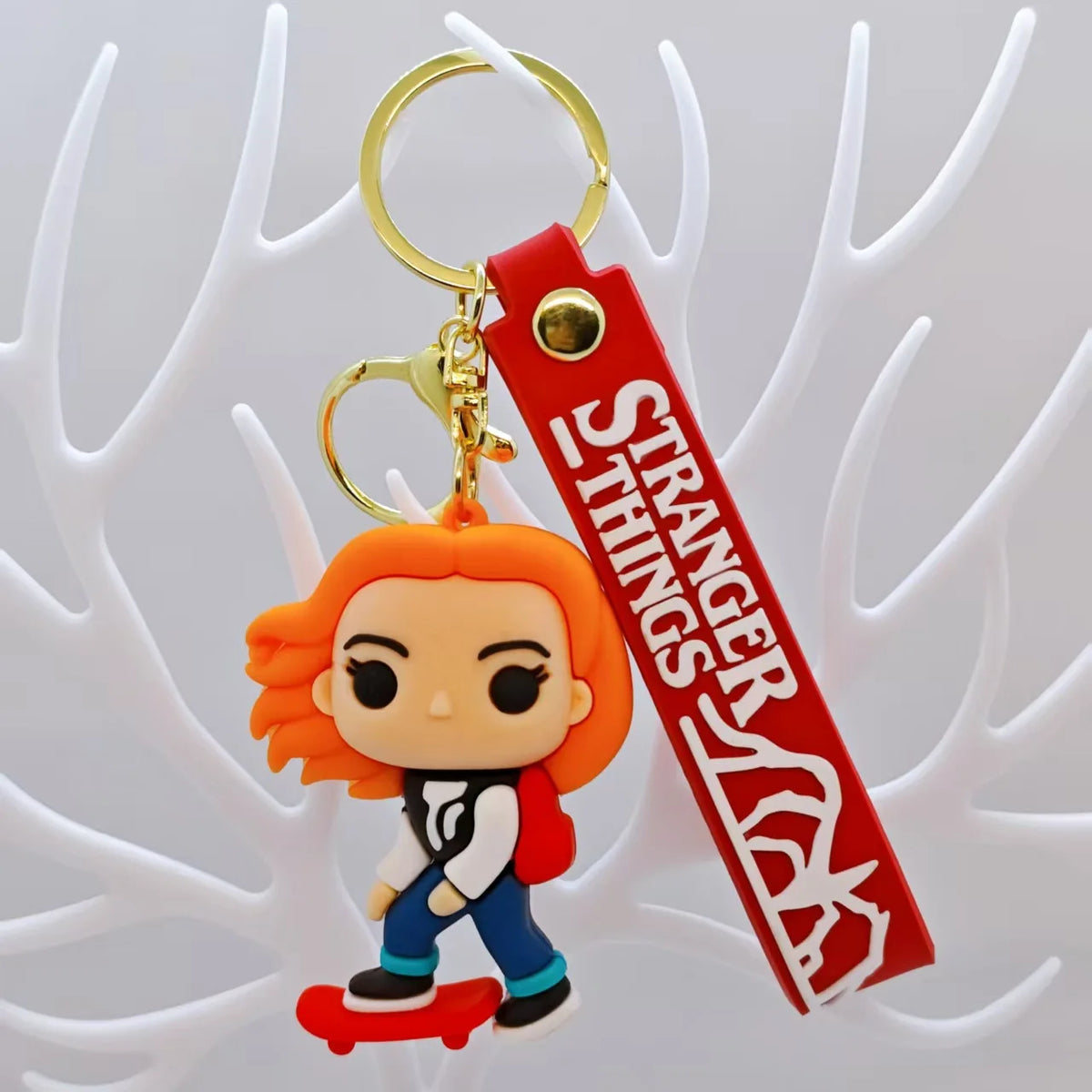 Funko Pop Pocket Pop Keychain Stranger Things Eleven Robin Barb Steve Dustin Key Ring Chain… – Color 2 – vue 8 | BubuKawaii