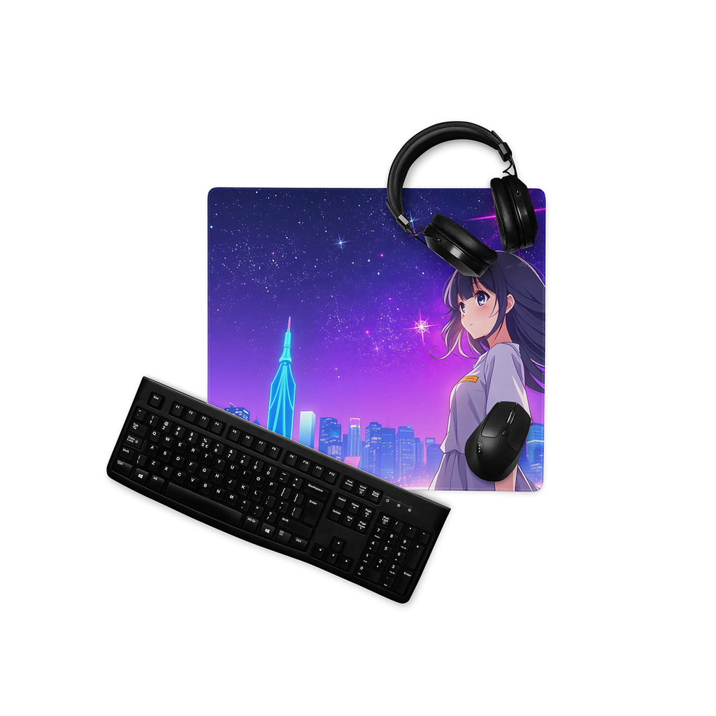MBK Neon Night Gaming Mouse Pad