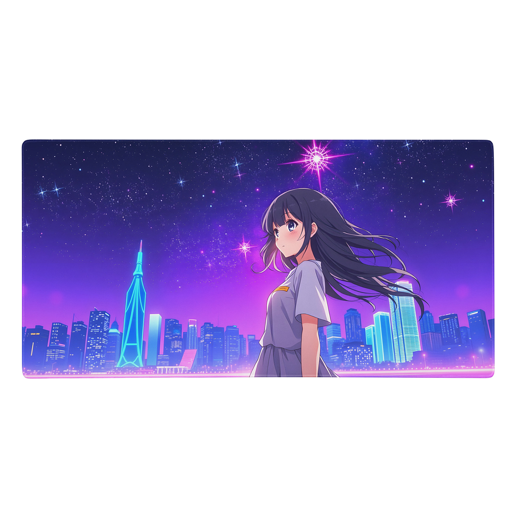 MBK Neon Night Gaming Mouse Pad