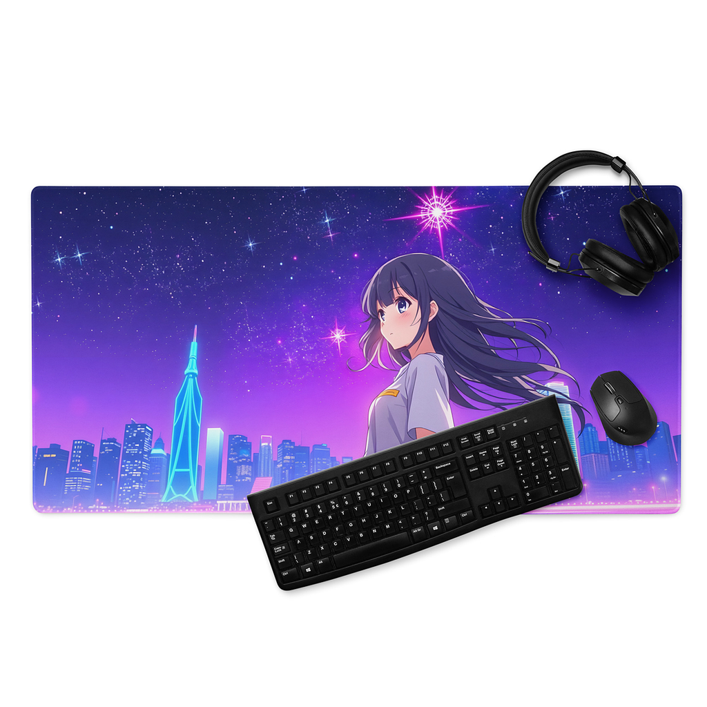 MBK Neon Night Gaming Mouse Pad