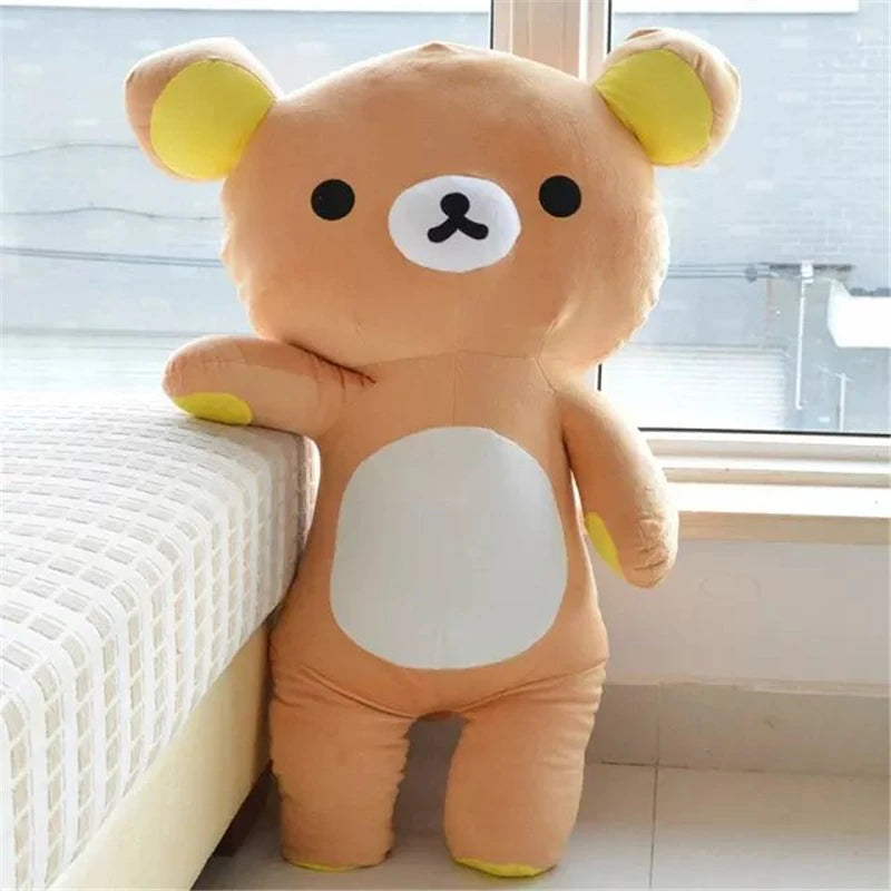 Grande peluche Rilakkuma – Oreiller câlin 35 à 90 cm – vue 3 | BubuKawaii