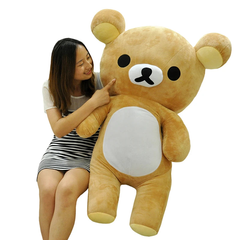 Grande peluche Rilakkuma – Oreiller câlin 35 à 90 cm – vue 7 | BubuKawaii