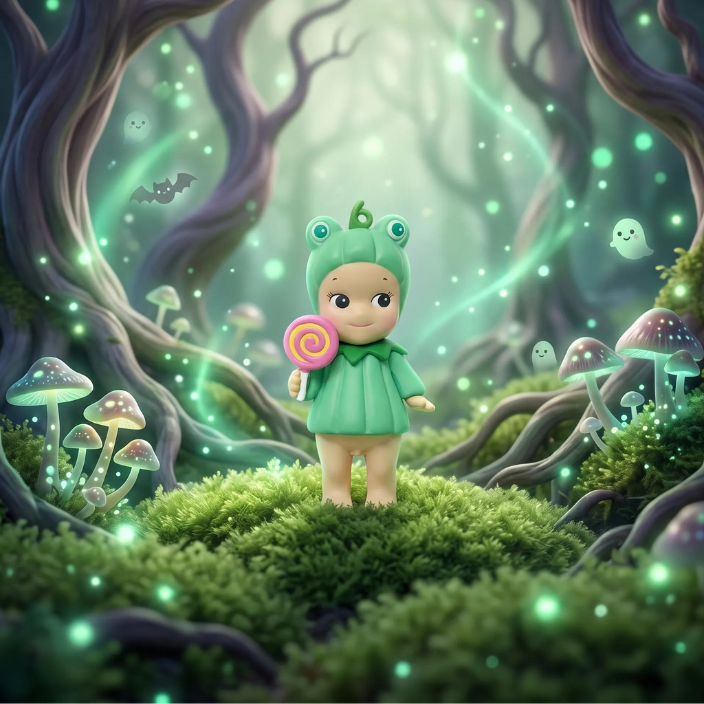 Sonny Angel – Pumpkin Patch Halloween 2025 – Blind Box Figurine Mini – vue 6 | BubuKawaii