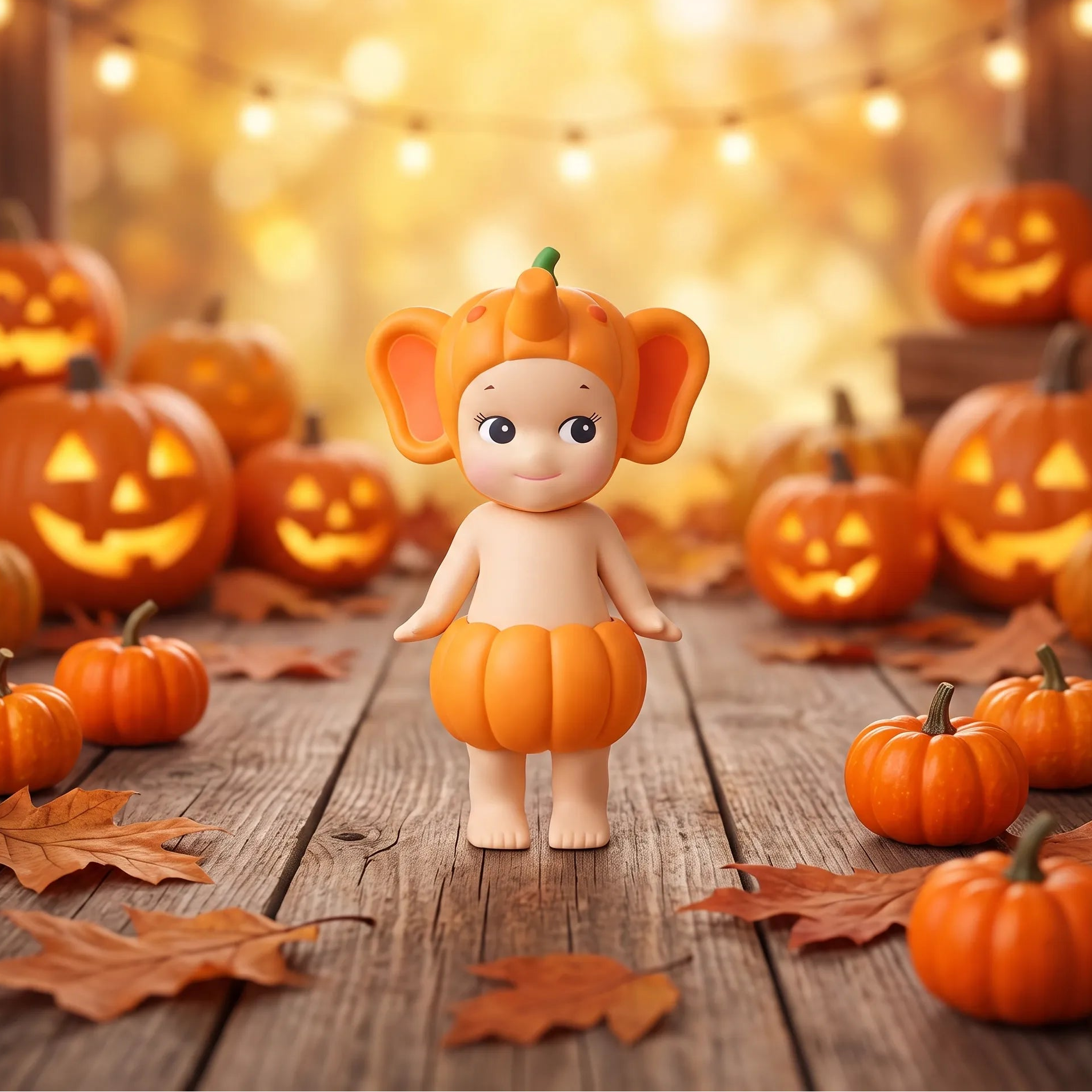 Sonny Angel – Pumpkin Patch Halloween 2025 – Blind Box Figurine Mini – vue 3 | BubuKawaii