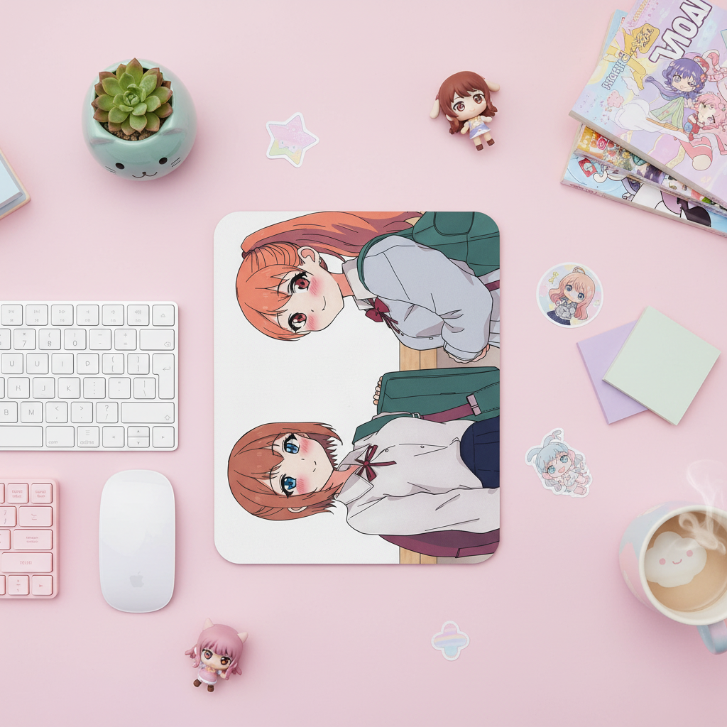 SJ Anime Mouse Pad - Ina and Mia