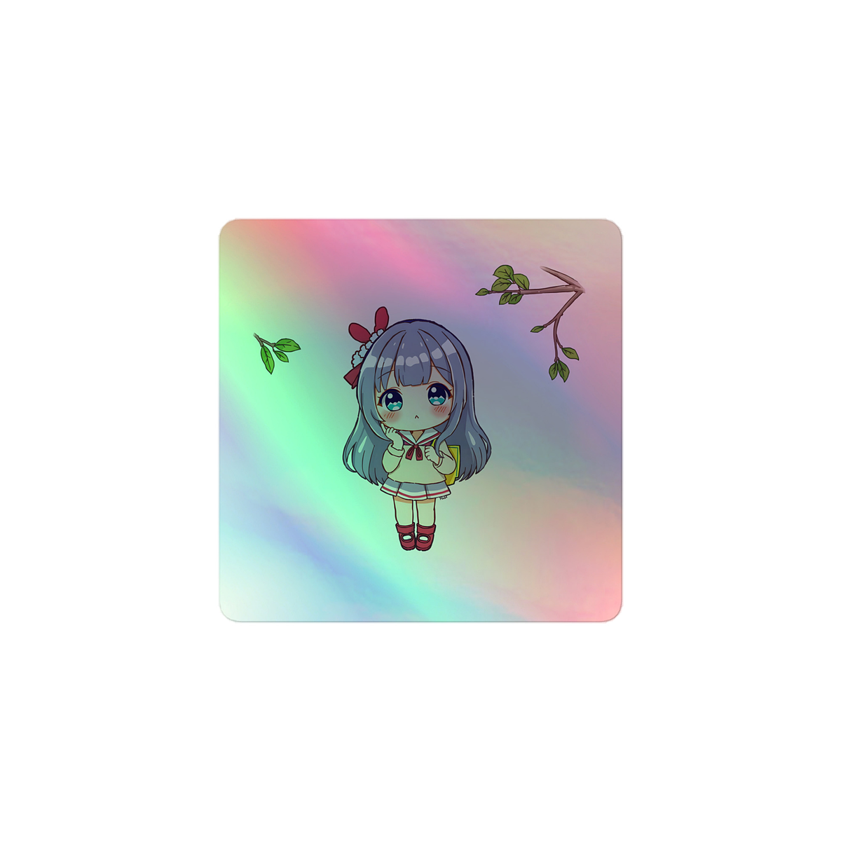 Holographic Sticker SJ Anime School – Kiss-Cut 3x3