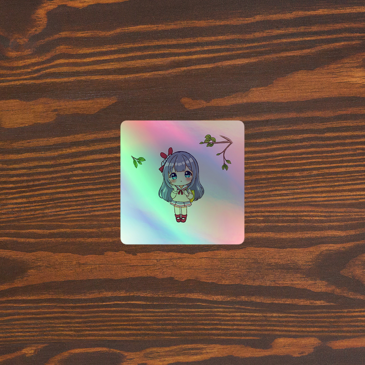 Holographic Sticker SJ Anime School – Kiss-Cut 3x3