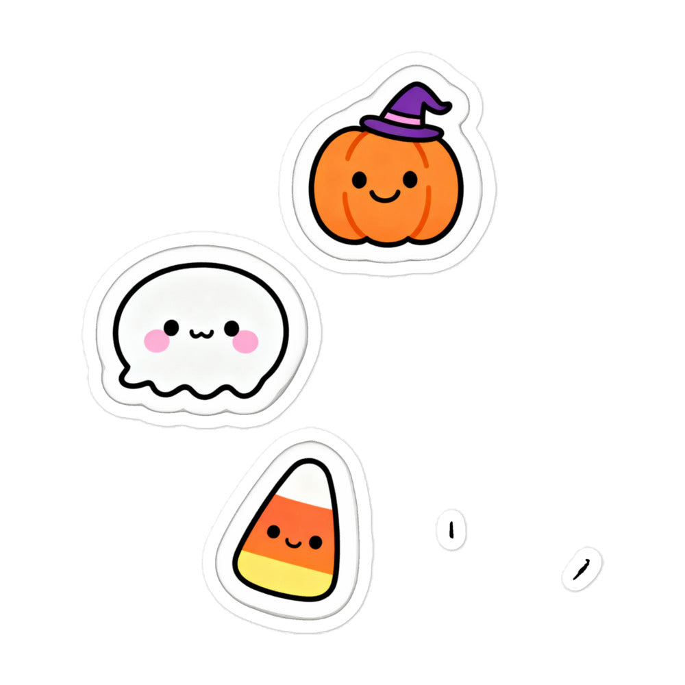 Stickers Halloween Kawaii – Planche de 5