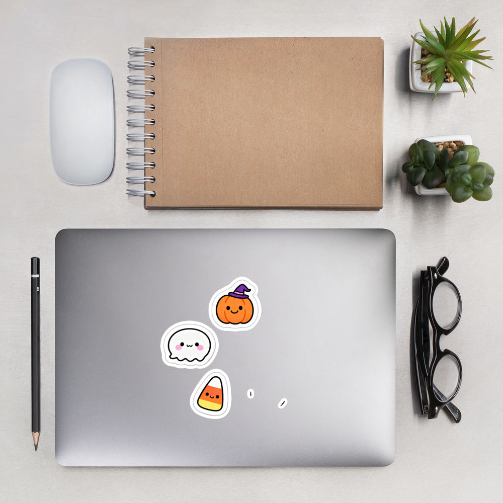 Stickers Halloween Kawaii – Planche de 5