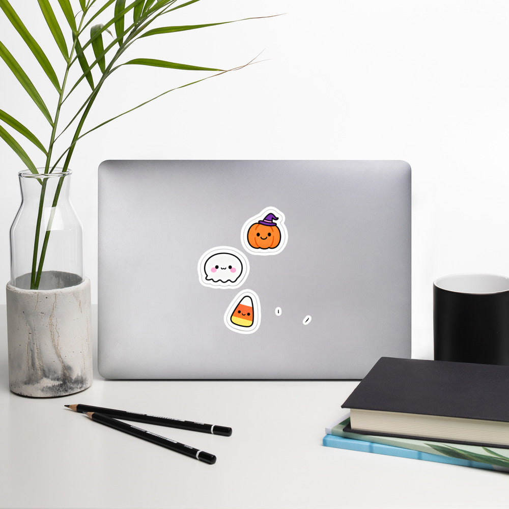 Stickers Halloween Kawaii – Planche de 5