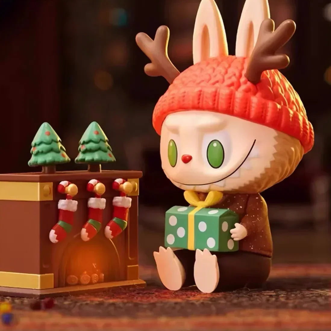 Labubu – Série Noël – Figurine 8 cm, blind box – vue 2 | BubuKawaii