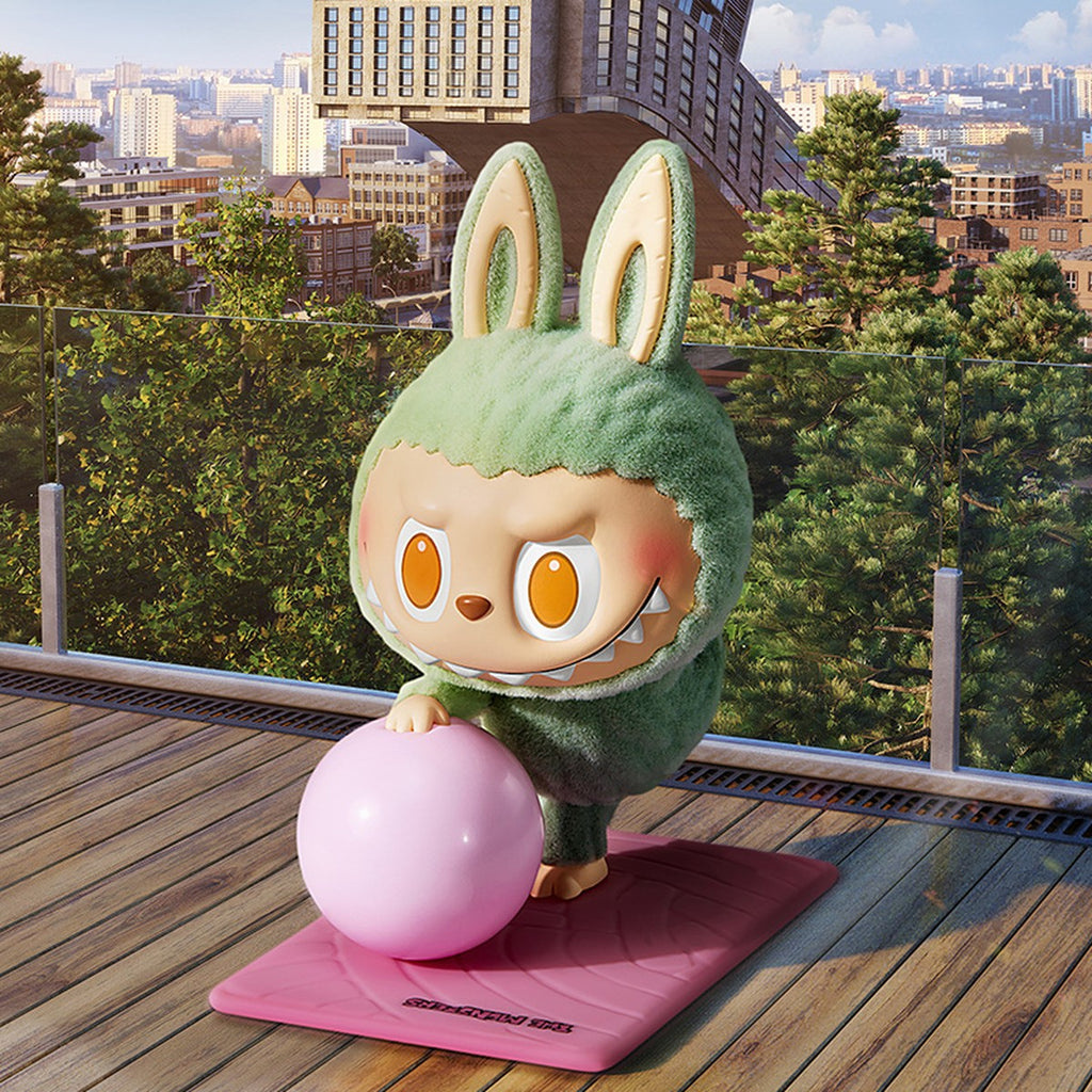 Figurine Labubu Lazy Yoga – vue 2