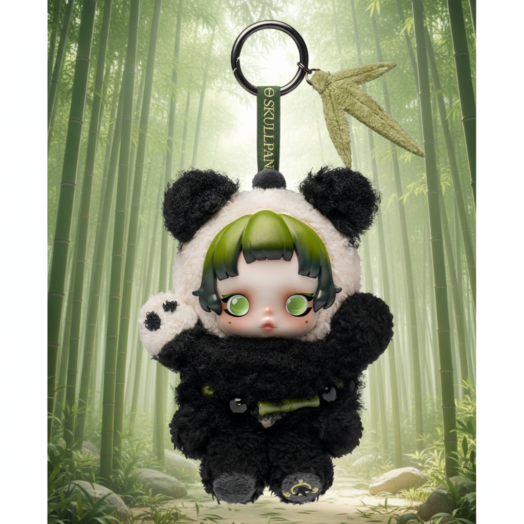 Peluche Pendentif SKULLPANDA Lazy Panda