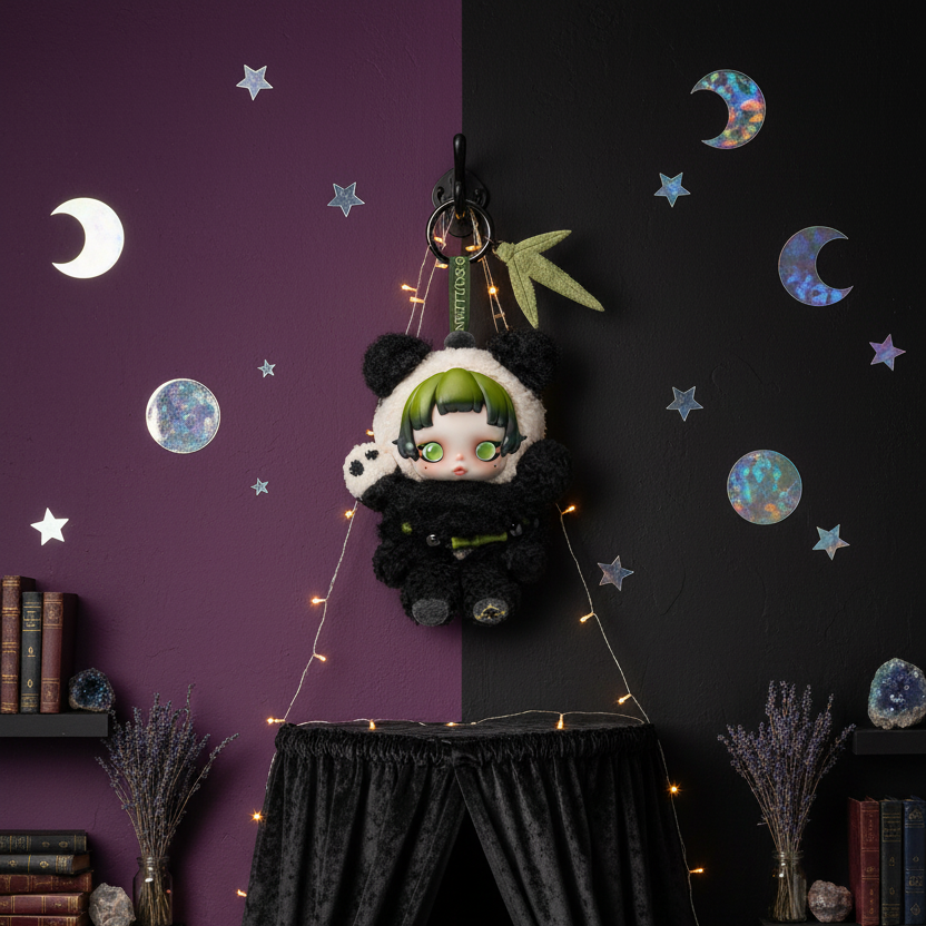 Peluche Pendentif SKULLPANDA Lazy Panda