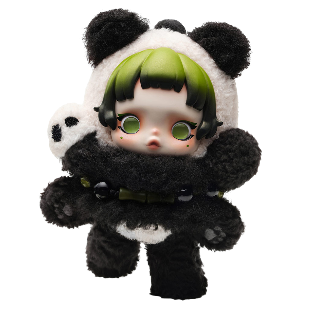 SKULLPANDA Lazy Panda Plush Pendant