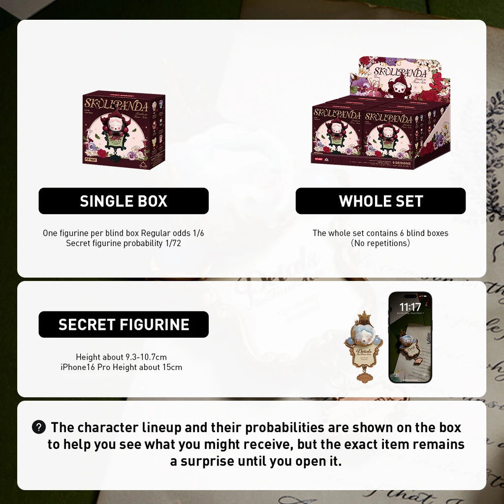 Magnet – Skullpanda Petals in Four Acts – Blind Box – vue 5 | BubuKawaii