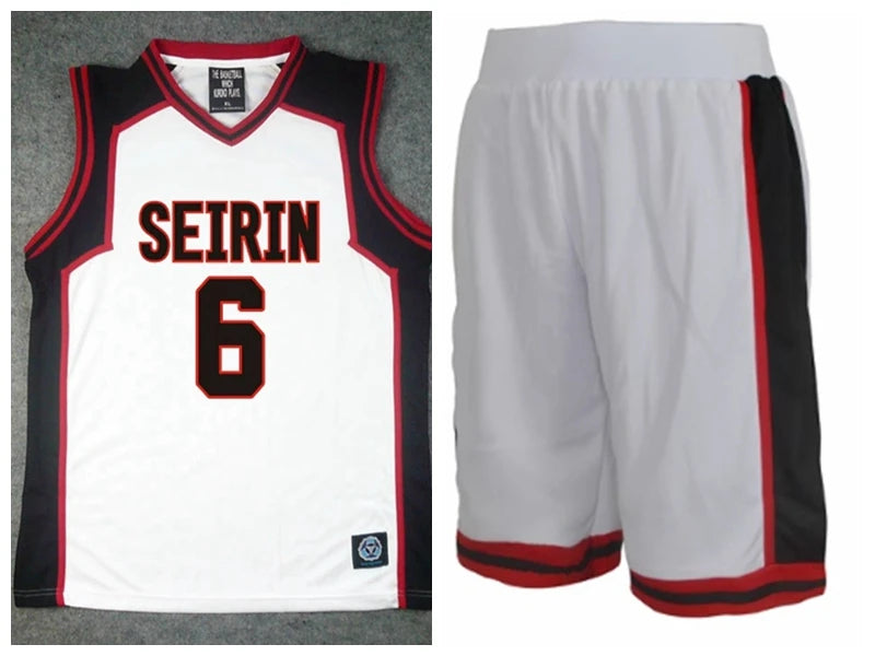 Maillot Seirin Kuroko & Kagami – Ensemble de basket – vue 3 | BubuKawaii