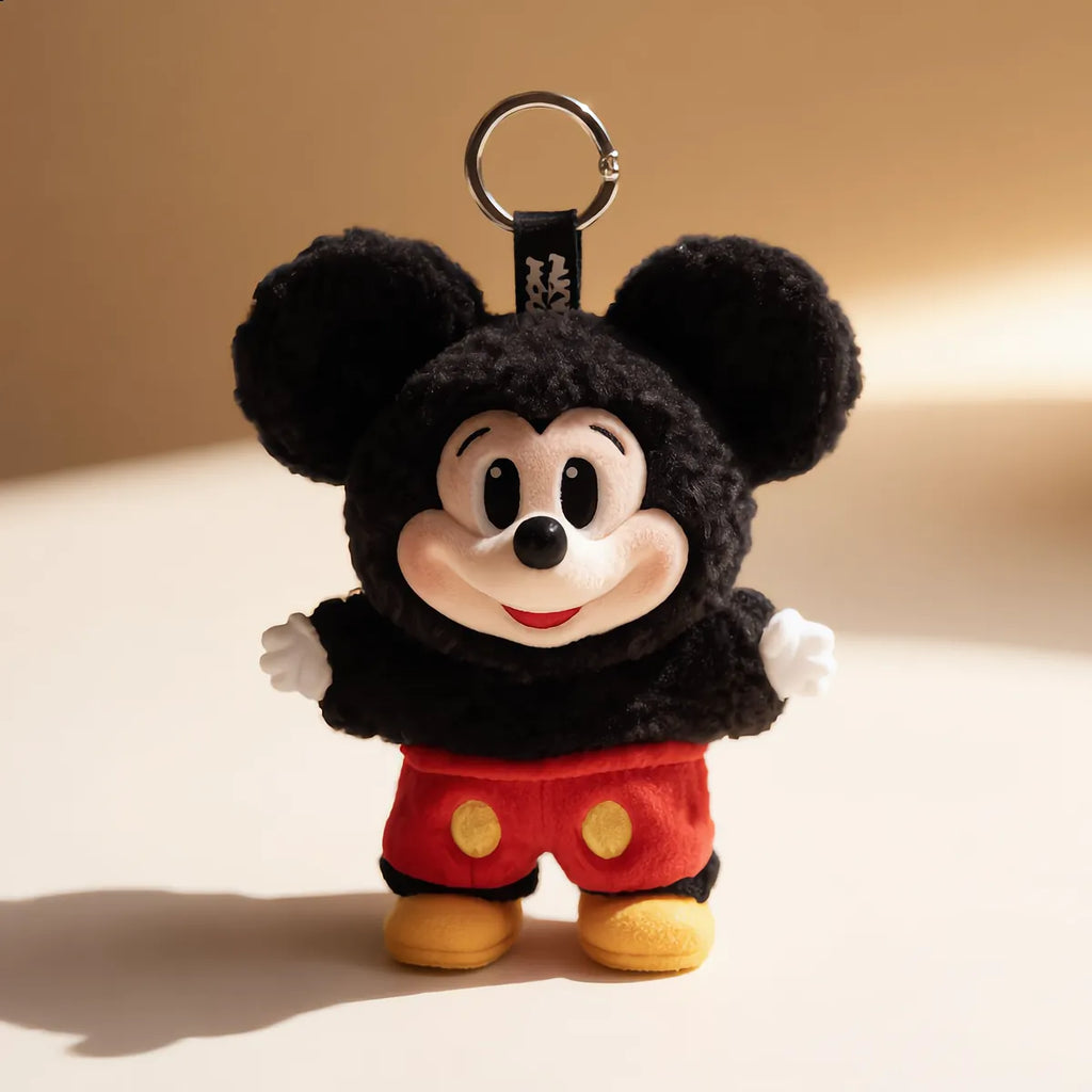 POP MART Mickey Family Cute Together — Plush Blind Box Keychain