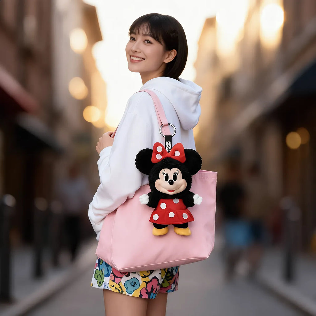 POP MART Mickey Family Cute Together — Plush Blind Box Keychain