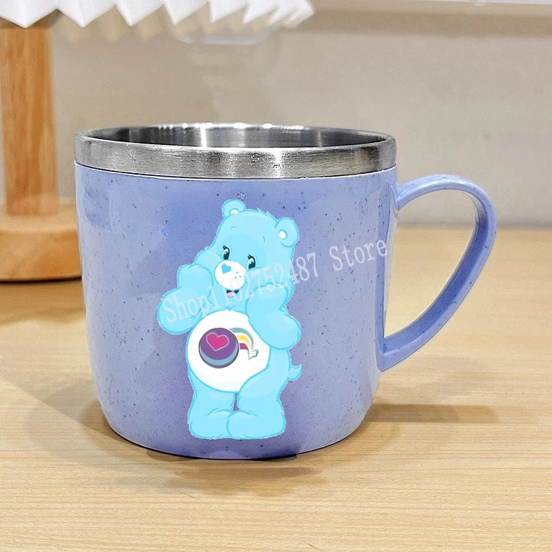 Mug enfant à intérieur inox – Bisounours – vue 11 | BubuKawaii