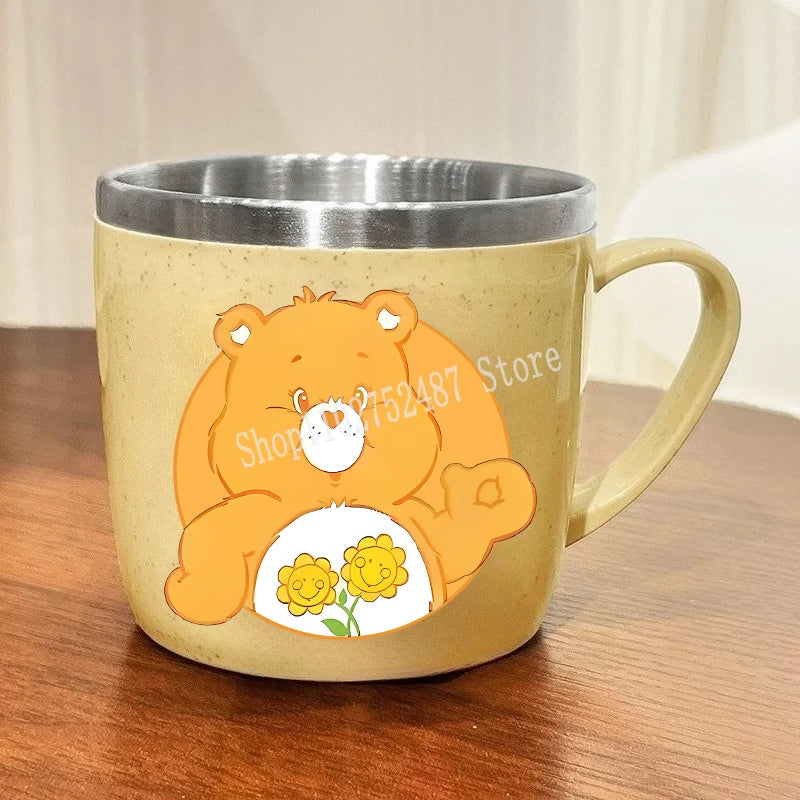 Mug enfant à intérieur inox – Bisounours – vue 14 | BubuKawaii