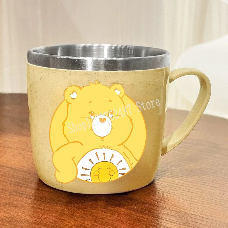 Mug enfant à intérieur inox – Bisounours – vue 15 | BubuKawaii
