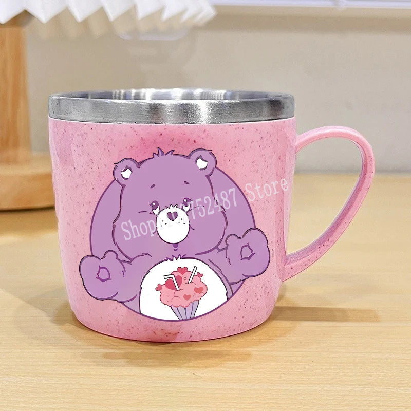 Mug enfant à intérieur inox – Bisounours – vue 16 | BubuKawaii