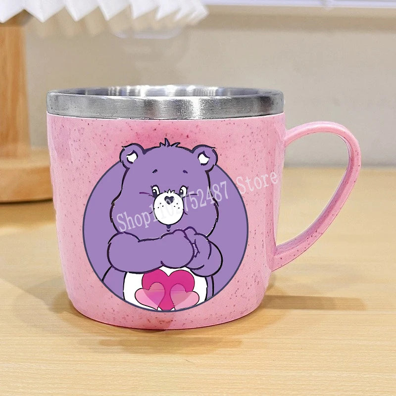 Mug enfant à intérieur inox – Bisounours – vue 17 | BubuKawaii