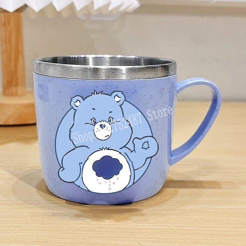 Mug enfant à intérieur inox – Bisounours – vue 18 | BubuKawaii