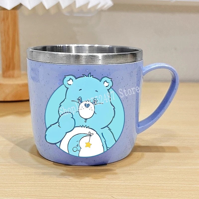 Mug enfant à intérieur inox – Bisounours – vue 19 | BubuKawaii