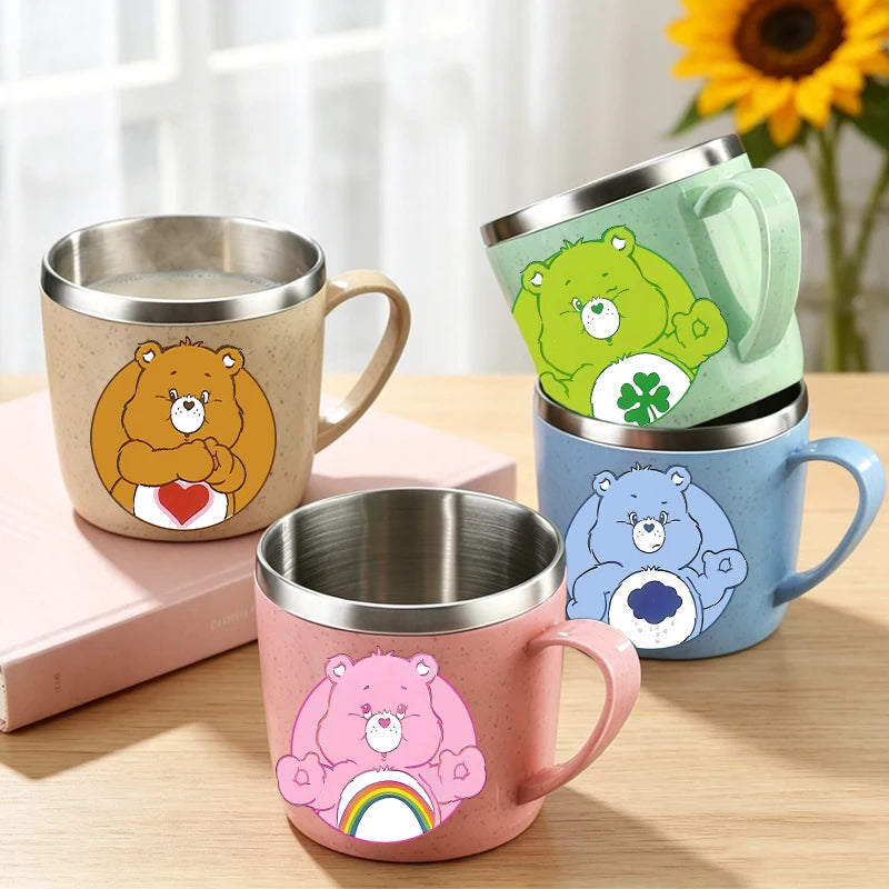 Mug enfant à intérieur inox – Bisounours – vue 2 | BubuKawaii