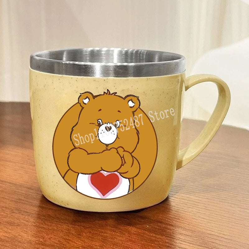 Mug enfant à intérieur inox – Bisounours – vue 21 | BubuKawaii