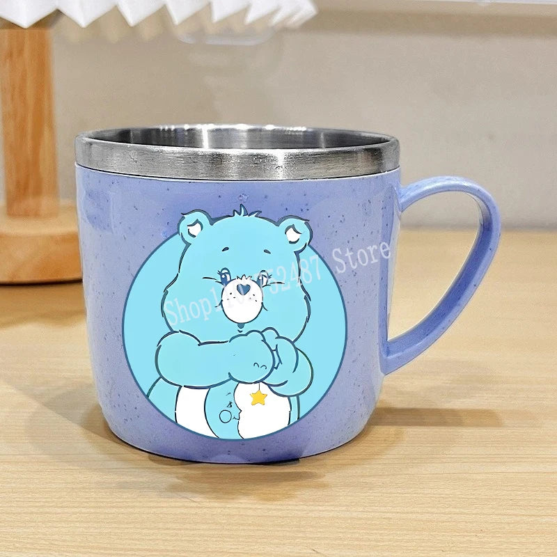 Mug enfant à intérieur inox – Bisounours – vue 22 | BubuKawaii