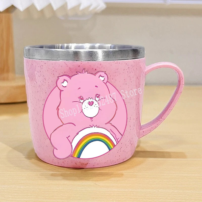 Mug enfant à intérieur inox – Bisounours – vue 23 | BubuKawaii