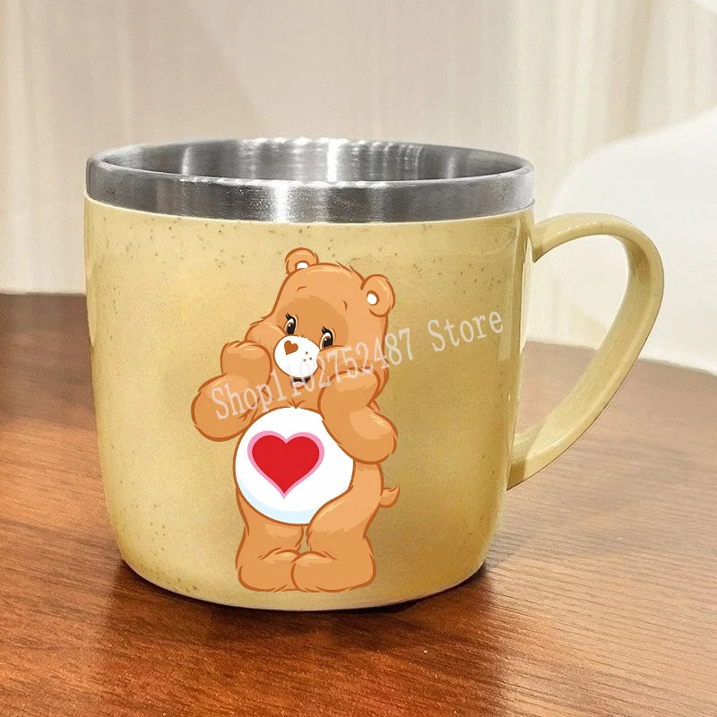 Mug enfant à intérieur inox – Bisounours – vue 24 | BubuKawaii