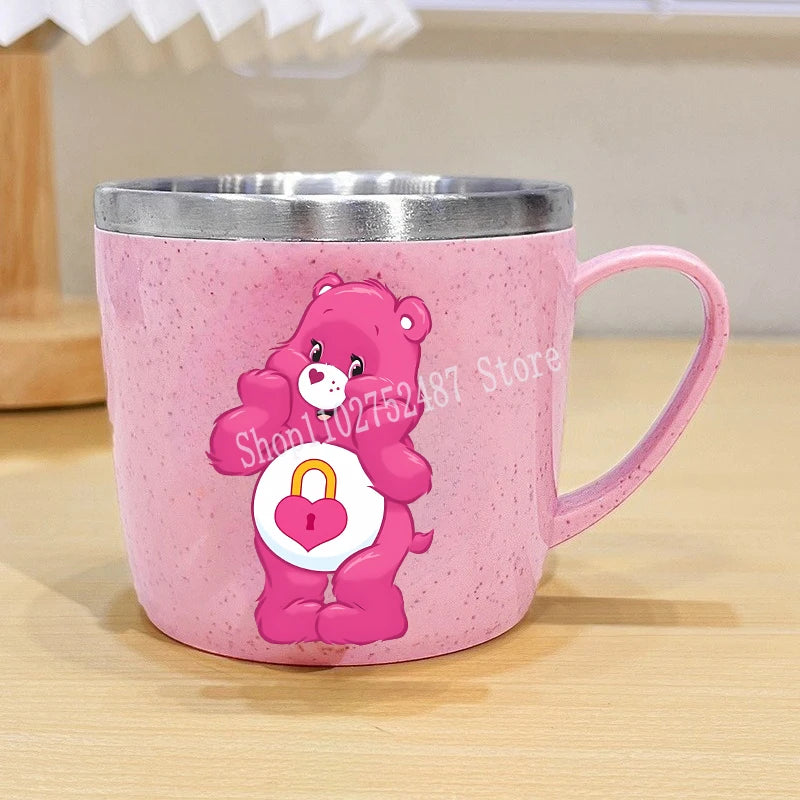 Mug enfant à intérieur inox – Bisounours – vue 25 | BubuKawaii