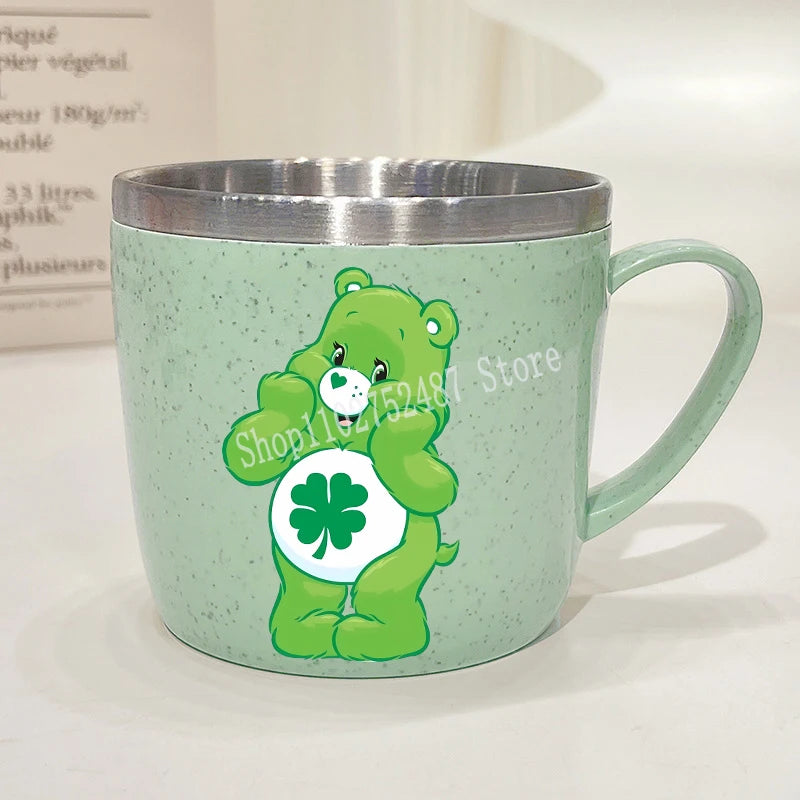 Mug enfant à intérieur inox – Bisounours – vue 28 | BubuKawaii