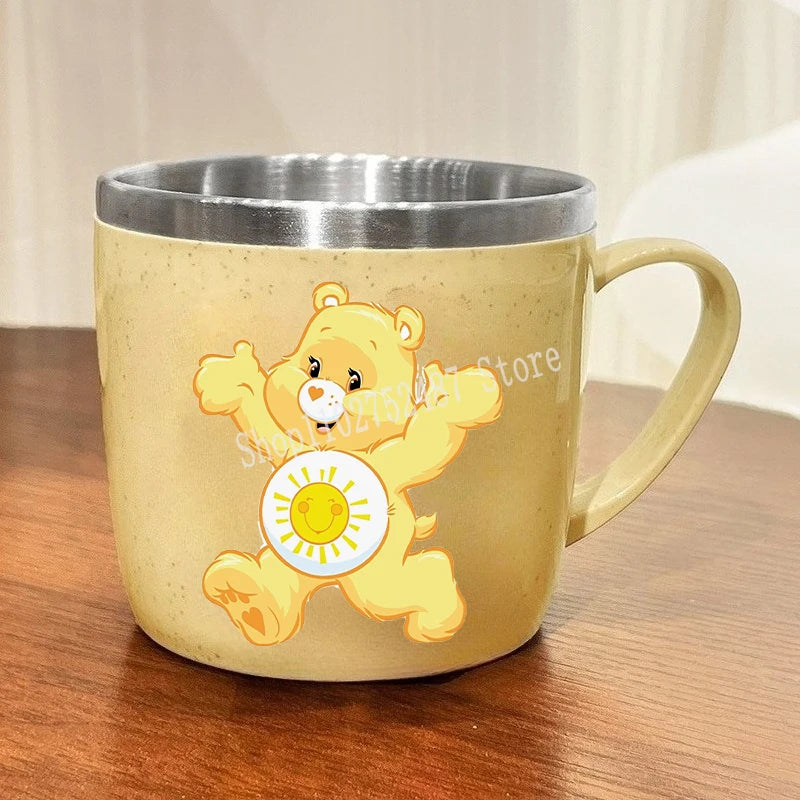 Mug enfant à intérieur inox – Bisounours – vue 29 | BubuKawaii