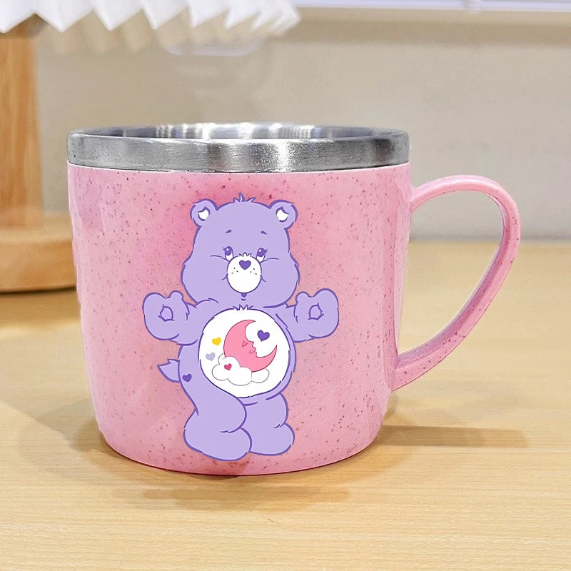 Mug enfant à intérieur inox – Bisounours – vue 3 | BubuKawaii