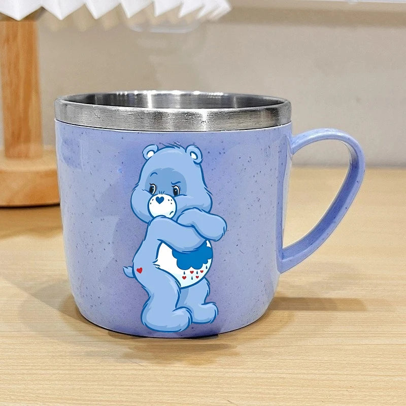 Mug enfant à intérieur inox – Bisounours – vue 5 | BubuKawaii