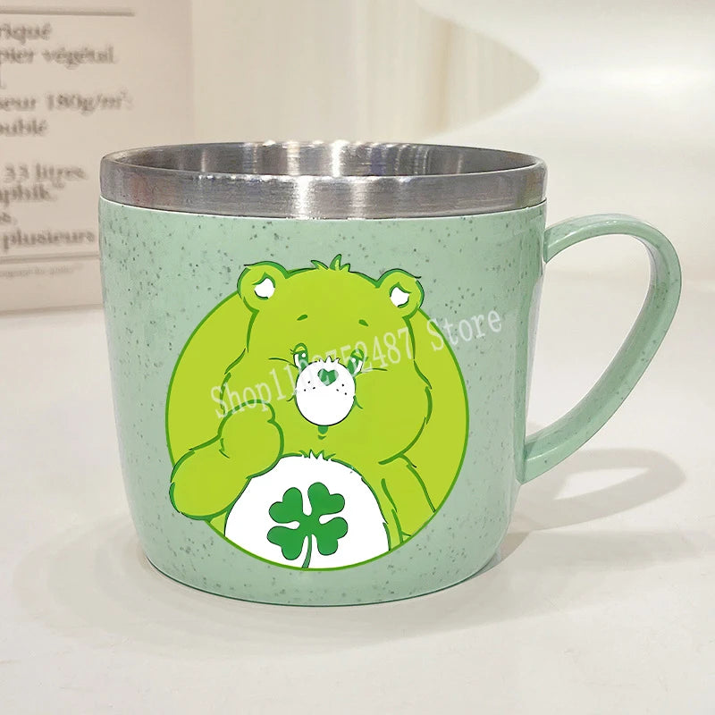 Mug enfant à intérieur inox – Bisounours – vue 9 | BubuKawaii