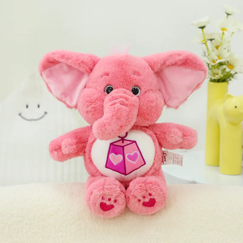 Peluche animaux style Bisounours 33 cm – Cœur brodé – vue 13 | BubuKawaii