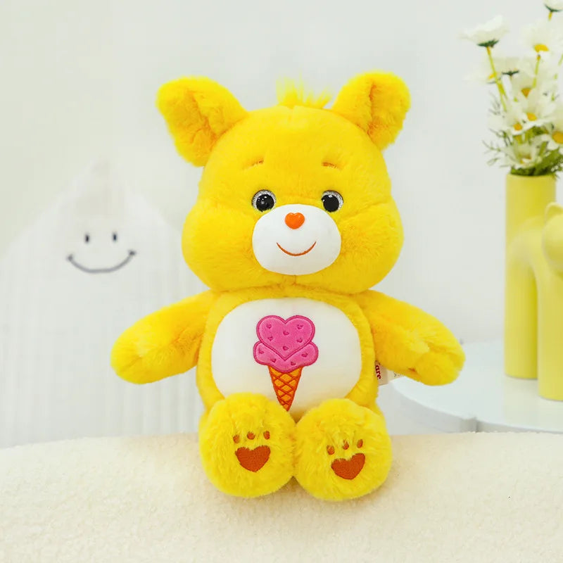 Peluche animaux style Bisounours 33 cm – Cœur brodé – vue 16 | BubuKawaii